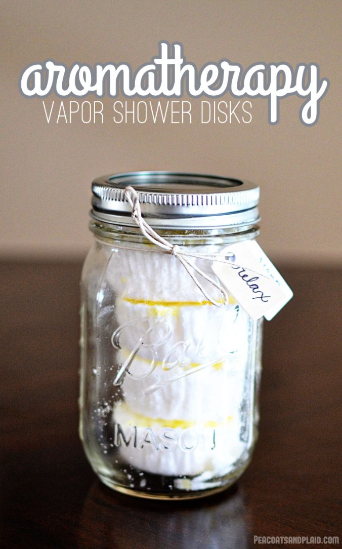 tutorial diy aromatherapy vapor shower disks for cold & flu season