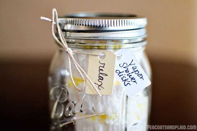 tutorial diy aromatherapy vapor shower disks for cold & flu season